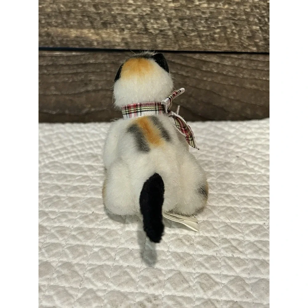 PURRLIE Jointed Cat Calico Kitty Plush Toy‎ Muffy Vandermear Pet Jointed Legs
